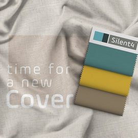 SILENT4® Bezüge für Schallabsorber aus PET-Vlies 114 x 33 cm und 114 x 72 cm
