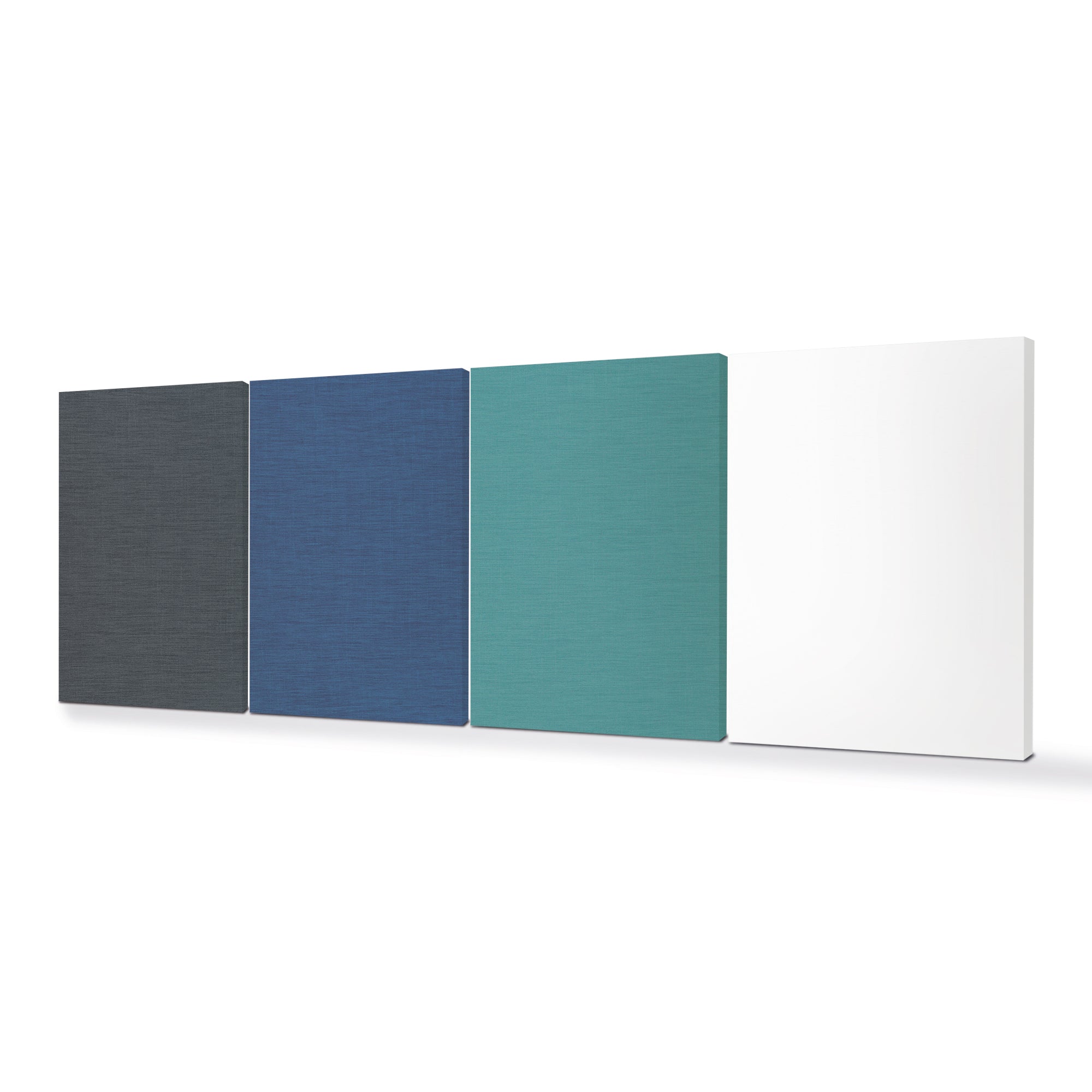 SILENT4® Schallabsorber Set Wand, PET-Akustikvlies mit Stoffbezug für Räume von ca. 20 m2