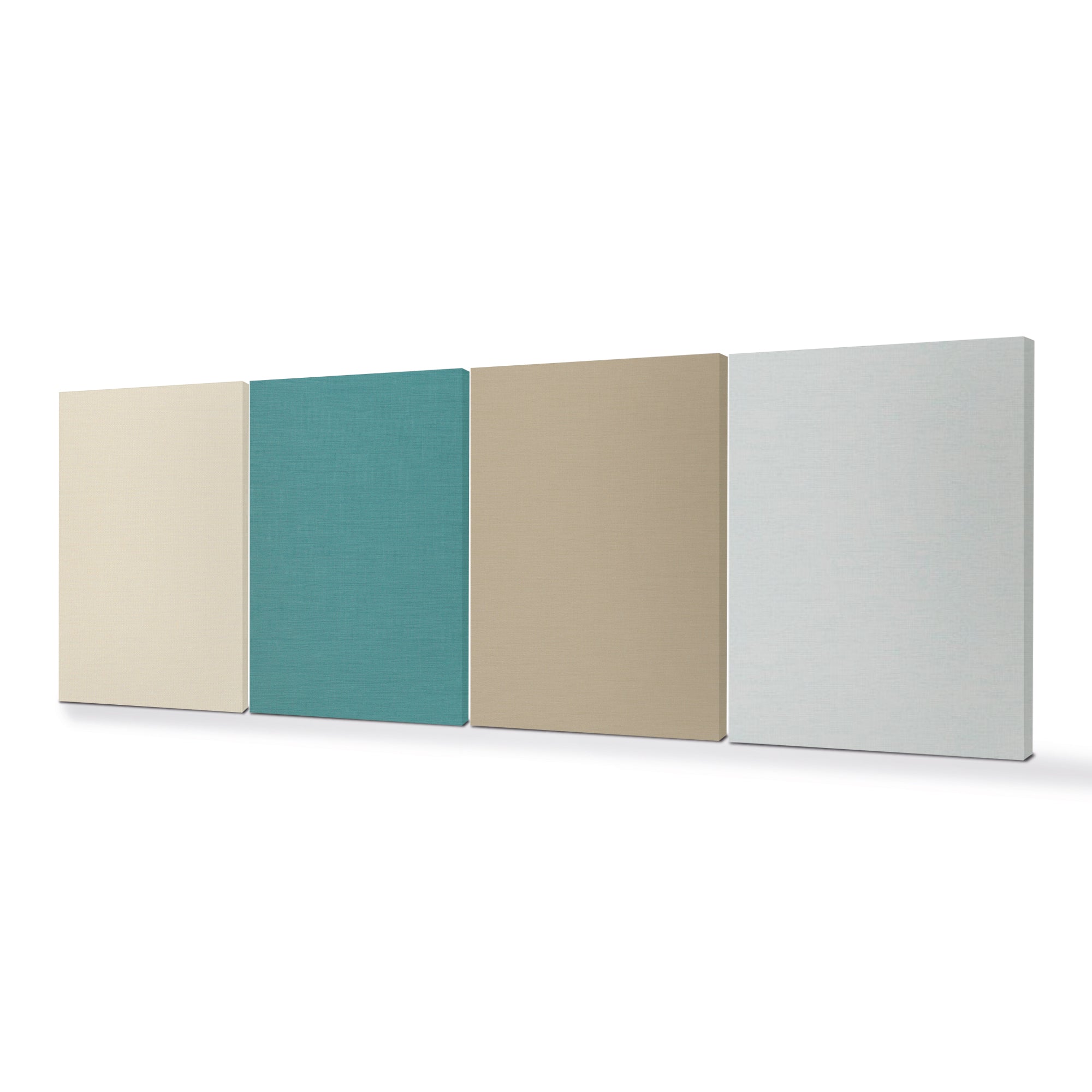 SILENT4® Schallabsorber Set Wand, PET-Akustikvlies mit Stoffbezug für Räume von ca. 20 m2