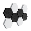 SALE: SILENT4® Schallabsorber Hexagon-Set aus thermisch verfestigtem PET-Akustikvlies