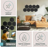 SALE: SILENT4® Schallabsorber Hexagon-Set aus thermisch verfestigtem PET-Akustikvlies