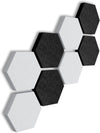SALE: SILENT4® Schallabsorber Hexagon-Set aus thermisch verfestigtem PET-Akustikvlies