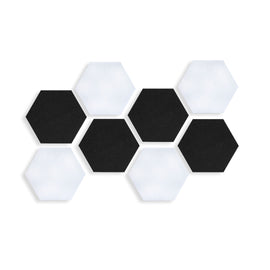 Hexagon-Set aus PET-Vlies