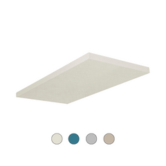 2 in 1: assorbitore da parete e soffitto con struttura in legno e rivestimento in tessuto, 120 x 60 cm