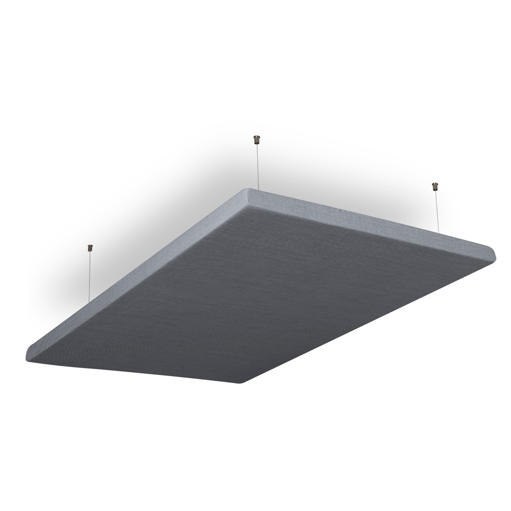 SILENT4® Schallabsorber aus PET-Akustikvlies mit Stoffbezug, 114x72cm, Decke