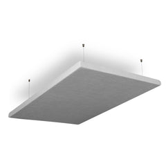 SILENT4® Schallabsorber aus PET-Akustikvlies mit Stoffbezug, 114x72cm, Decke