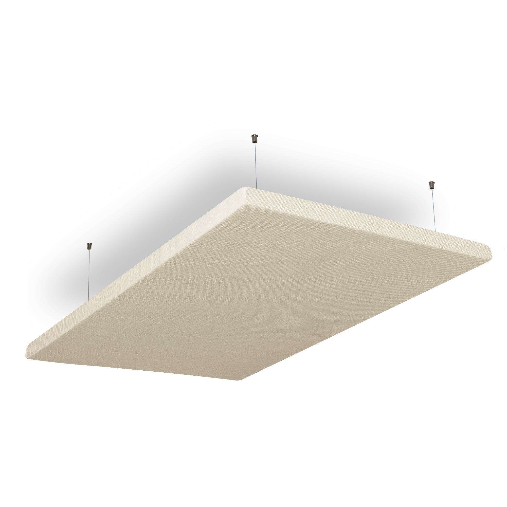 SILENT4® Schallabsorber aus PET-Akustikvlies mit Stoffbezug, 114x72cm, Decke