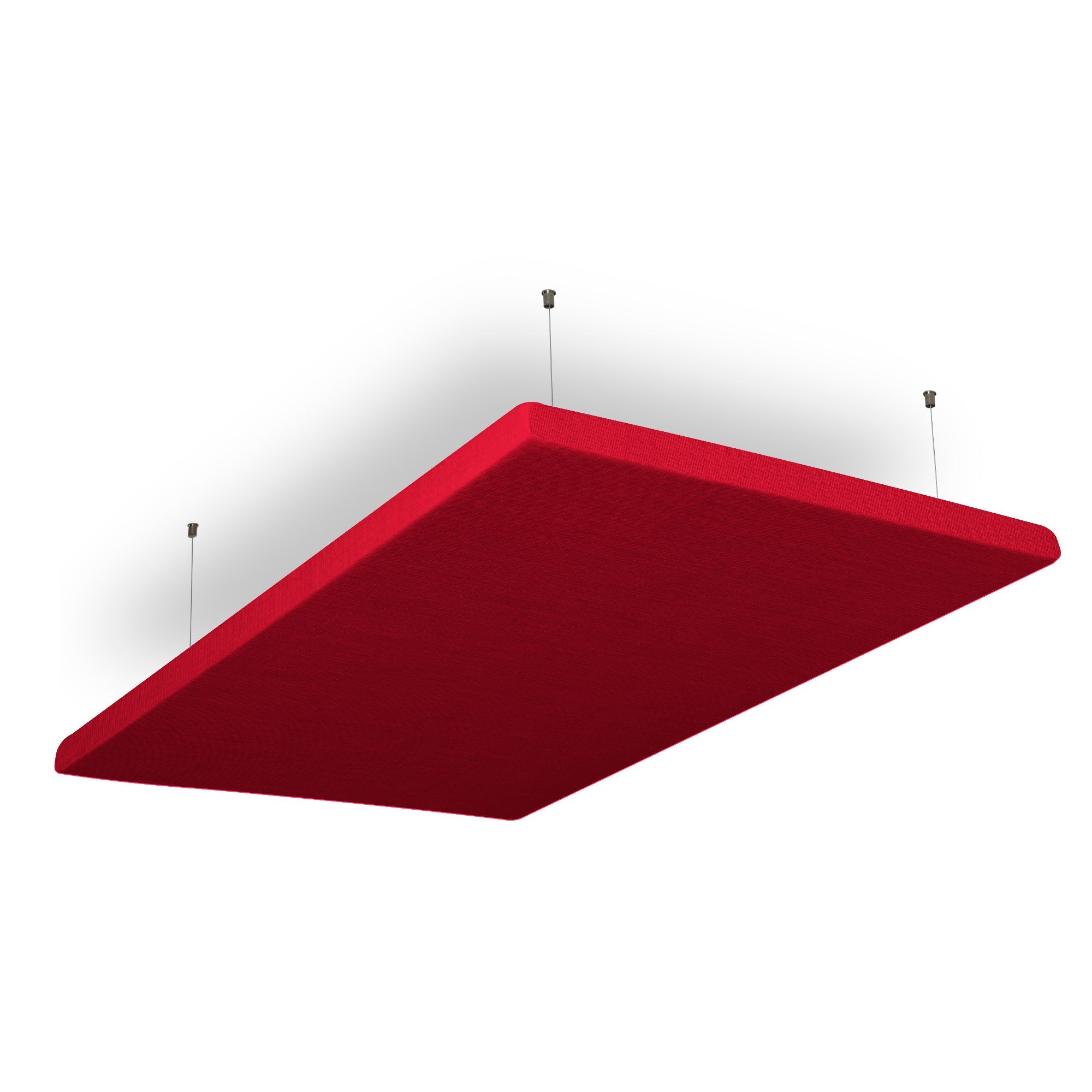 SILENT4® Schallabsorber aus PET-Akustikvlies mit Stoffbezug, 114x72cm, Decke