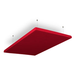 SILENT4® Schallabsorber aus PET-Akustikvlies mit Stoffbezug, 114x72cm, Decke