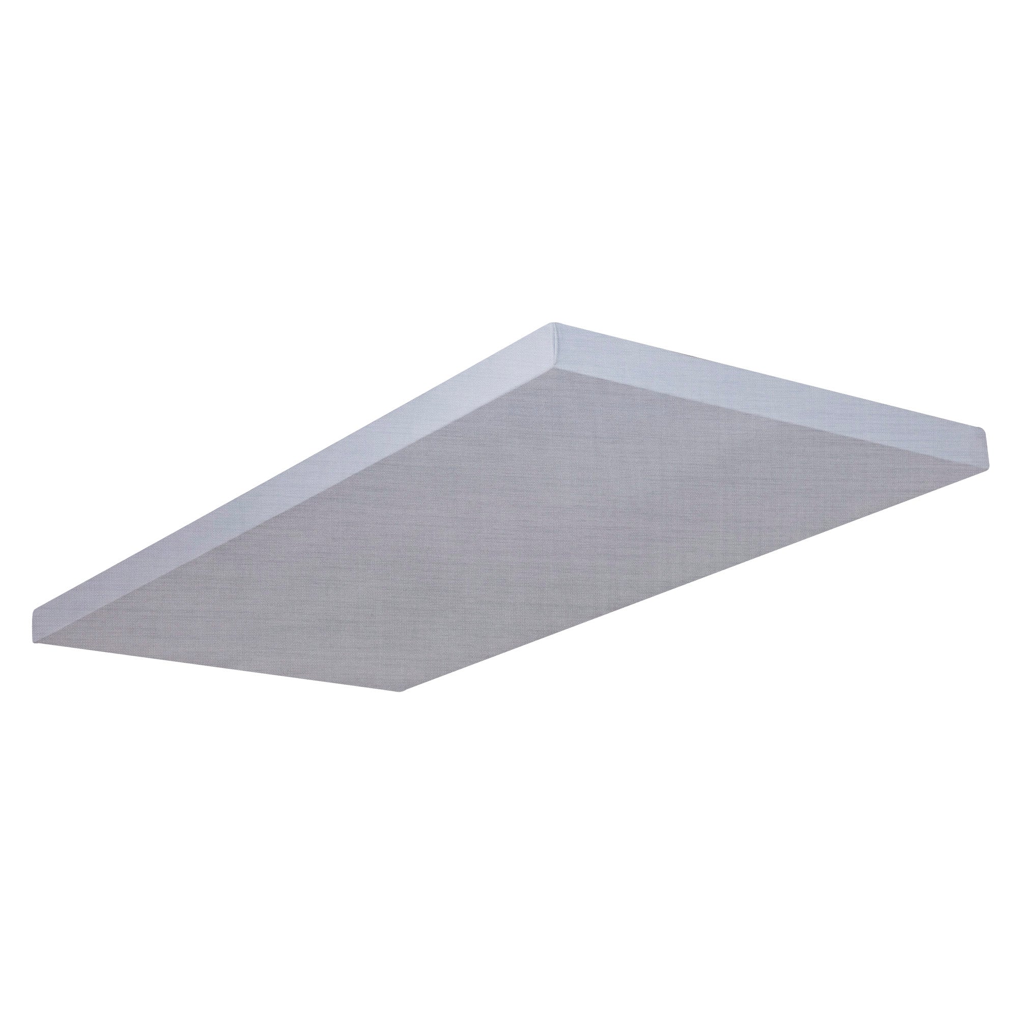 2 in 1: assorbitore da parete e soffitto con struttura in legno e rivestimento in tessuto, 120 x 60 cm